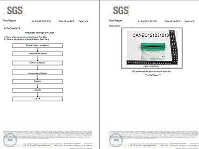 SGS檢測報(bào)告