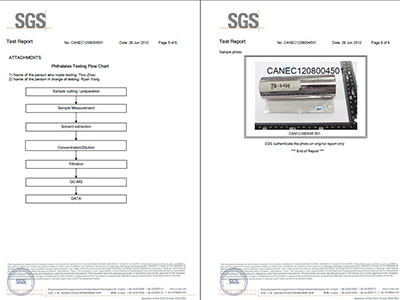 SGS檢測(cè)報(bào)告